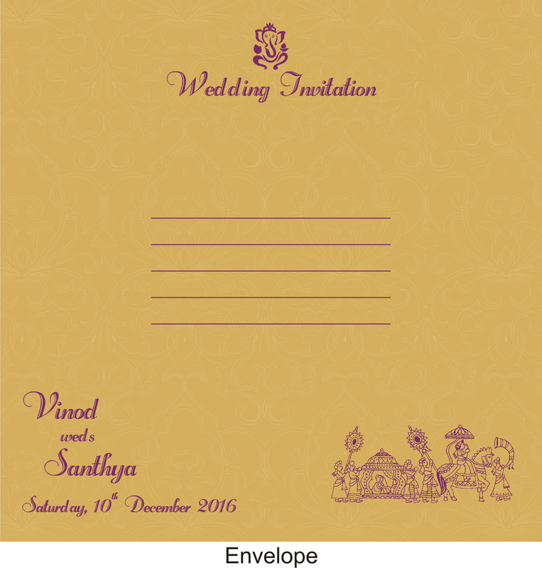 Invitation Card Cover Gallery - Invitation Sample And 